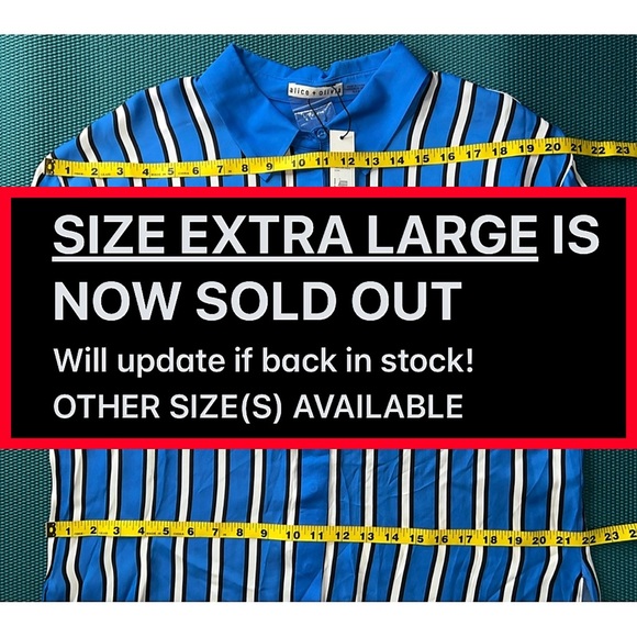 Alice + Olivia Dimitra Oversized High Low Button Down Shirt - Picture 13 of 16